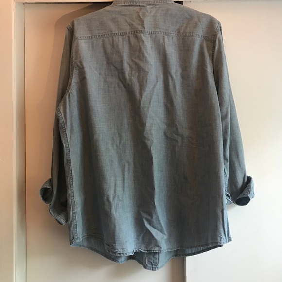 Chaps Denim Chambray Button Down Shirt - Picture 2 of 6